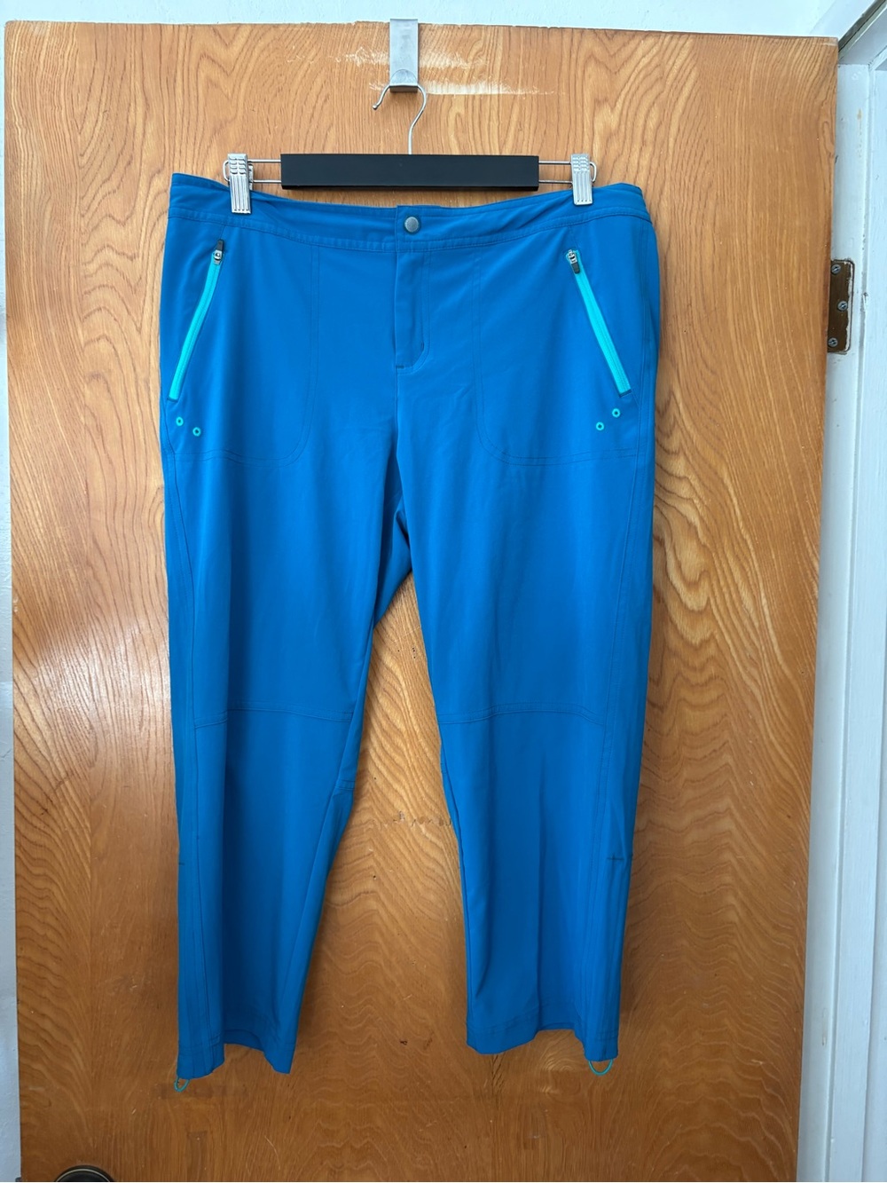 Title Nine Women's Bright Blue Ankle Outdoor Pants 10